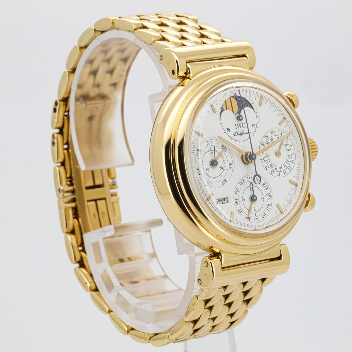 IWC Schaffhausen Da Vinci IW3750 39mm Perpetual Calender 750 Chrono Dif31911 X