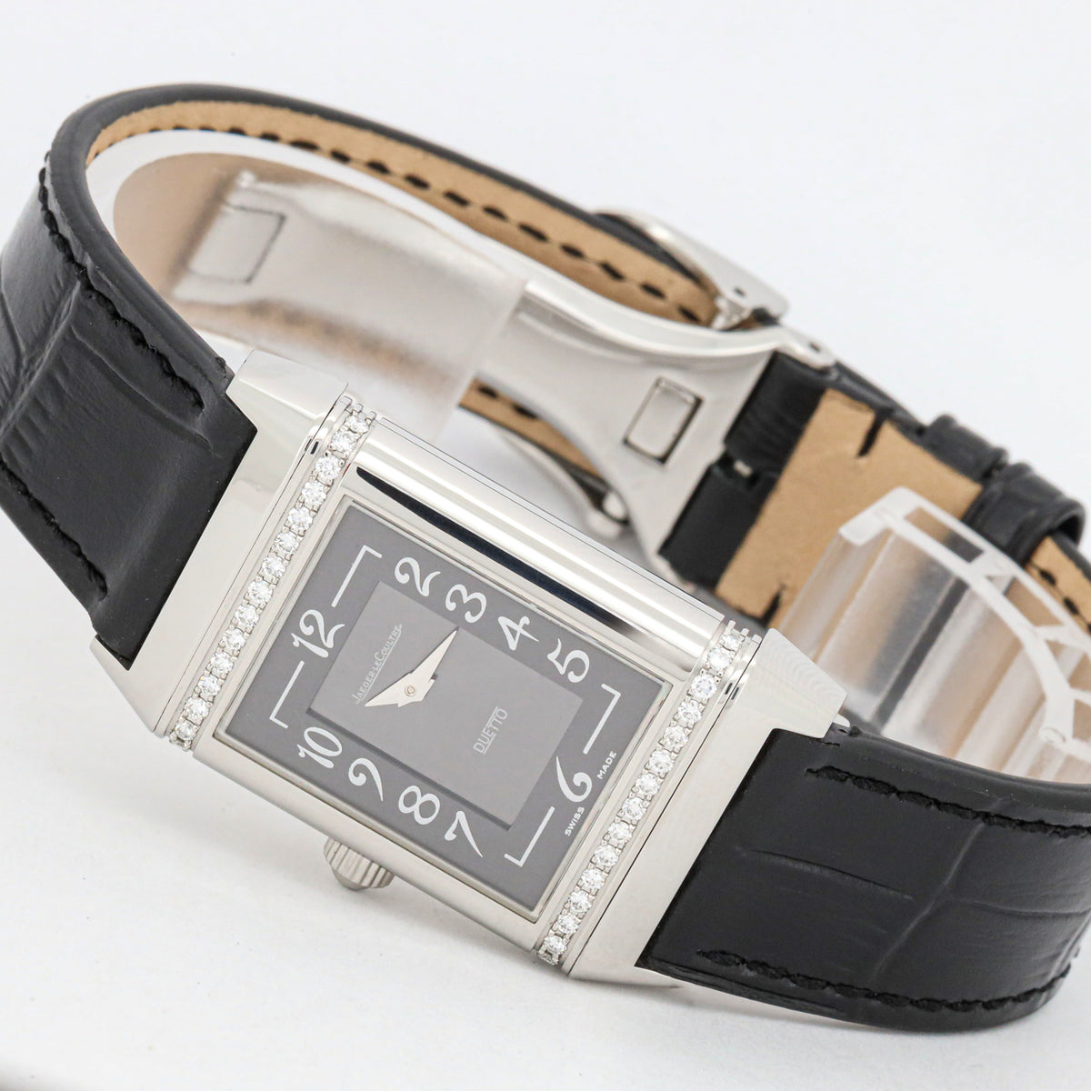 Jaeger-LeCoultre Reverso Duetto 23mm 256.8.75 Diamond Duo Face