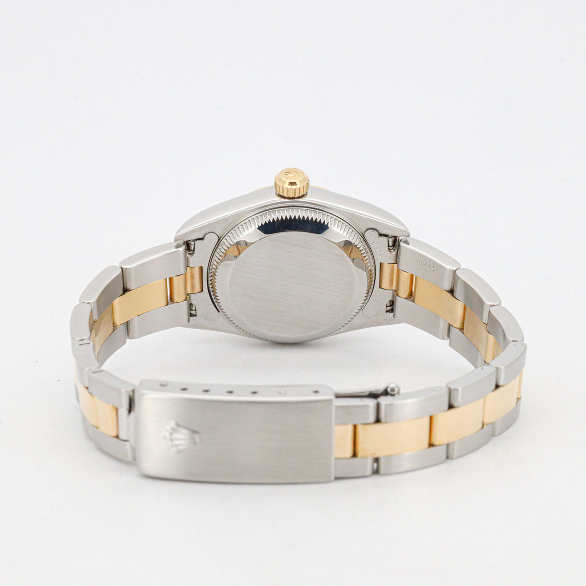Rolex Oyster Perpetual Lady 24mm 76183 Gold Stahl B&P