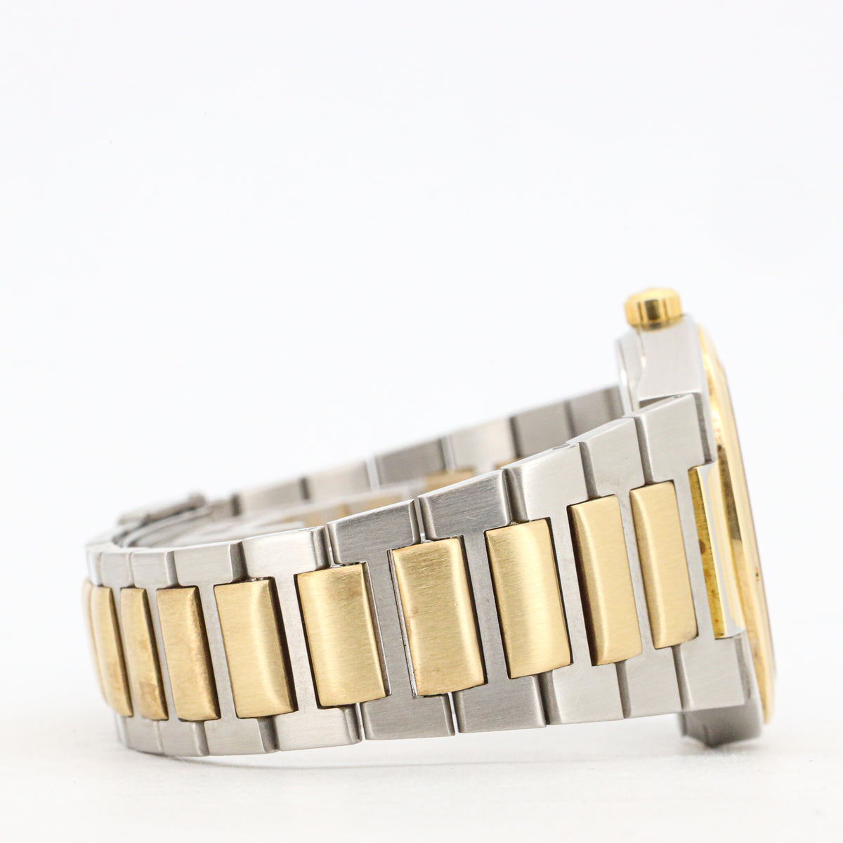 IWC Ingenieur SL 34mm 3305 Edelstahl Gold Quarz White Dial