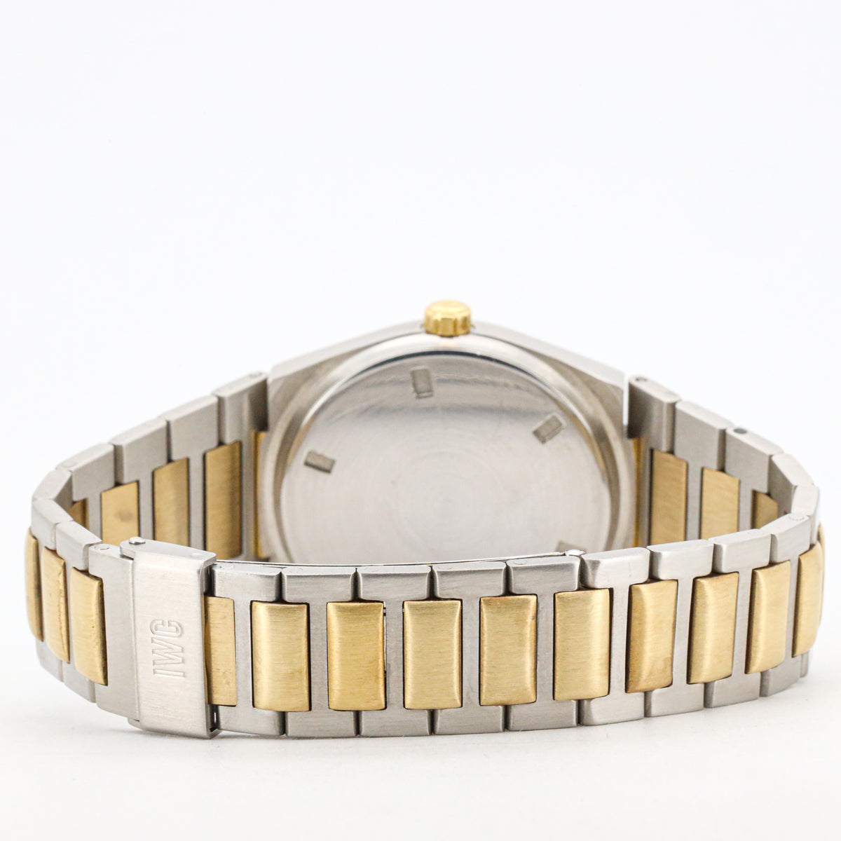 IWC Ingenieur SL 34mm 3305 Edelstahl Gold Quarz White Dial