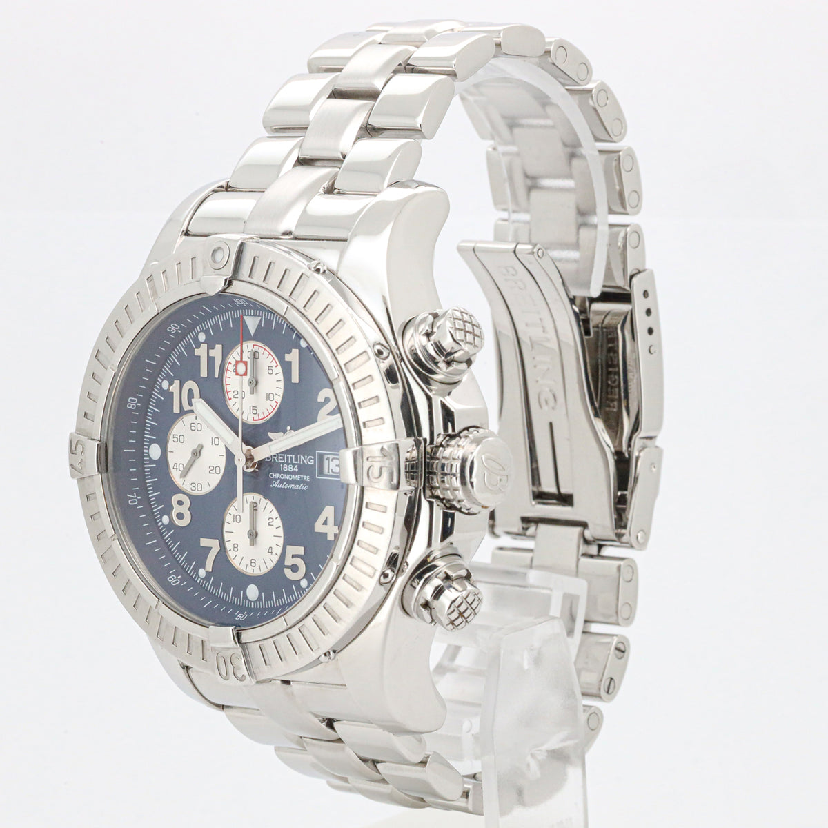 Breitling Super Avenger 48,4mm A13370 Edelstahl Chronograph SB&P