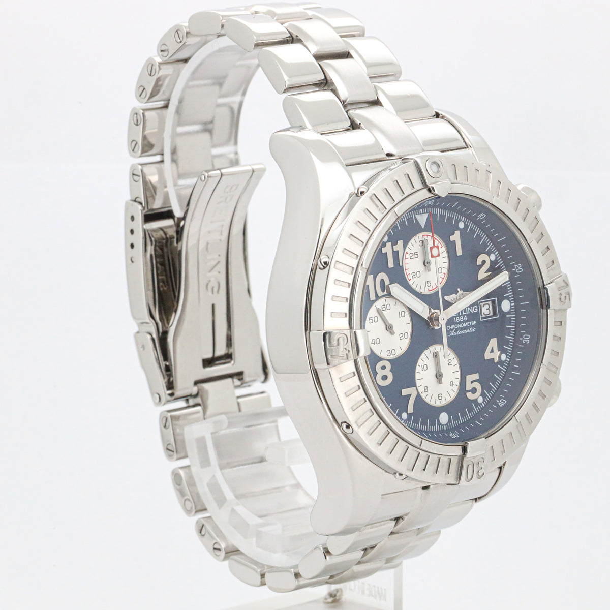 Breitling Super Avenger 48,4mm A13370 Edelstahl Chronograph SB&P