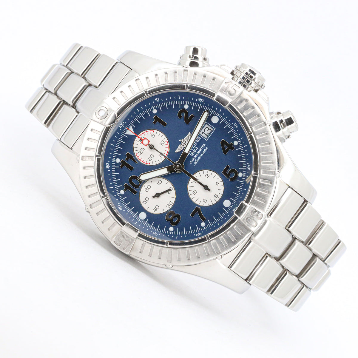 Breitling Super Avenger 48,4mm A13370 Edelstahl Chronograph SB&P