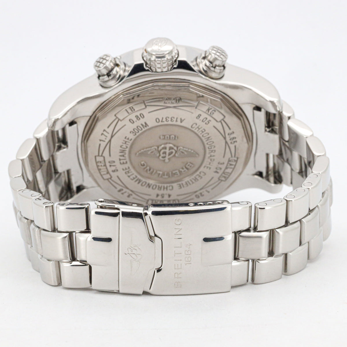 Breitling Super Avenger 48,4mm A13370 Edelstahl Chronograph SB&P