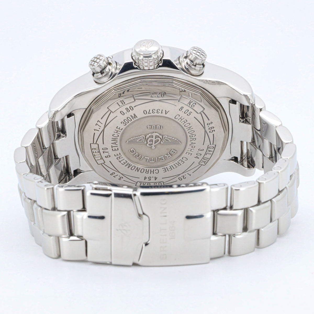 Breitling Super Avenger 48,4mm A13370 Edelstahl Chronograph SB&P