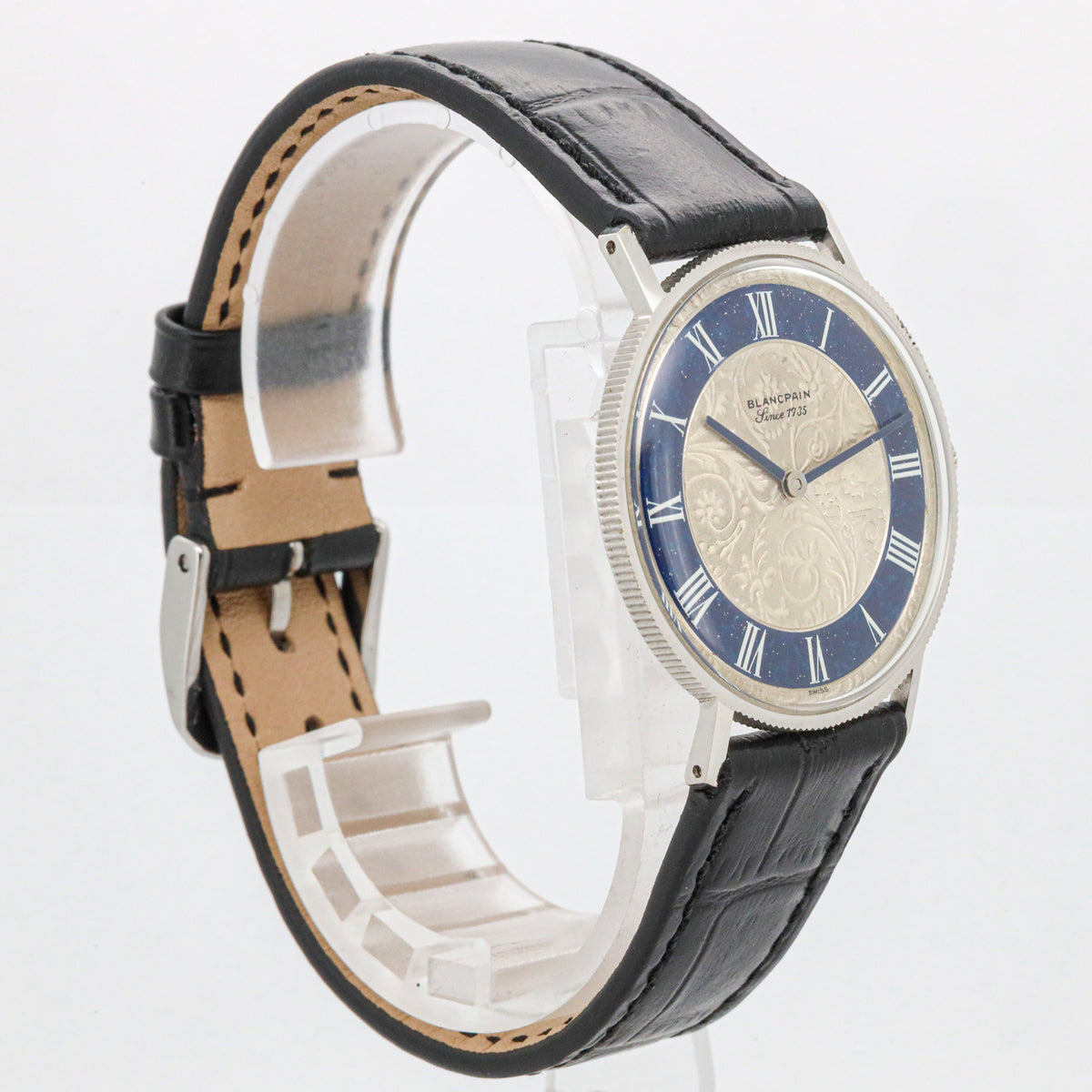 Blancpain Vintage 18kt Weißgold Silver Dial 33mm 575 Handaufzug