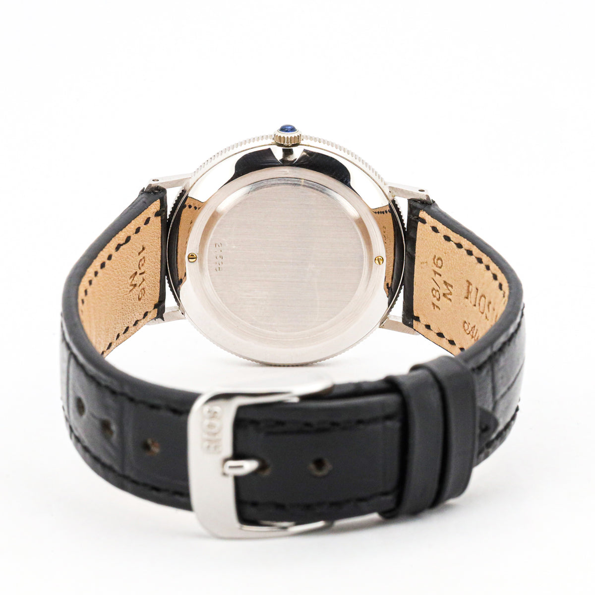 Blancpain Vintage 18kt Weißgold Silver Dial 33mm 575 Handaufzug