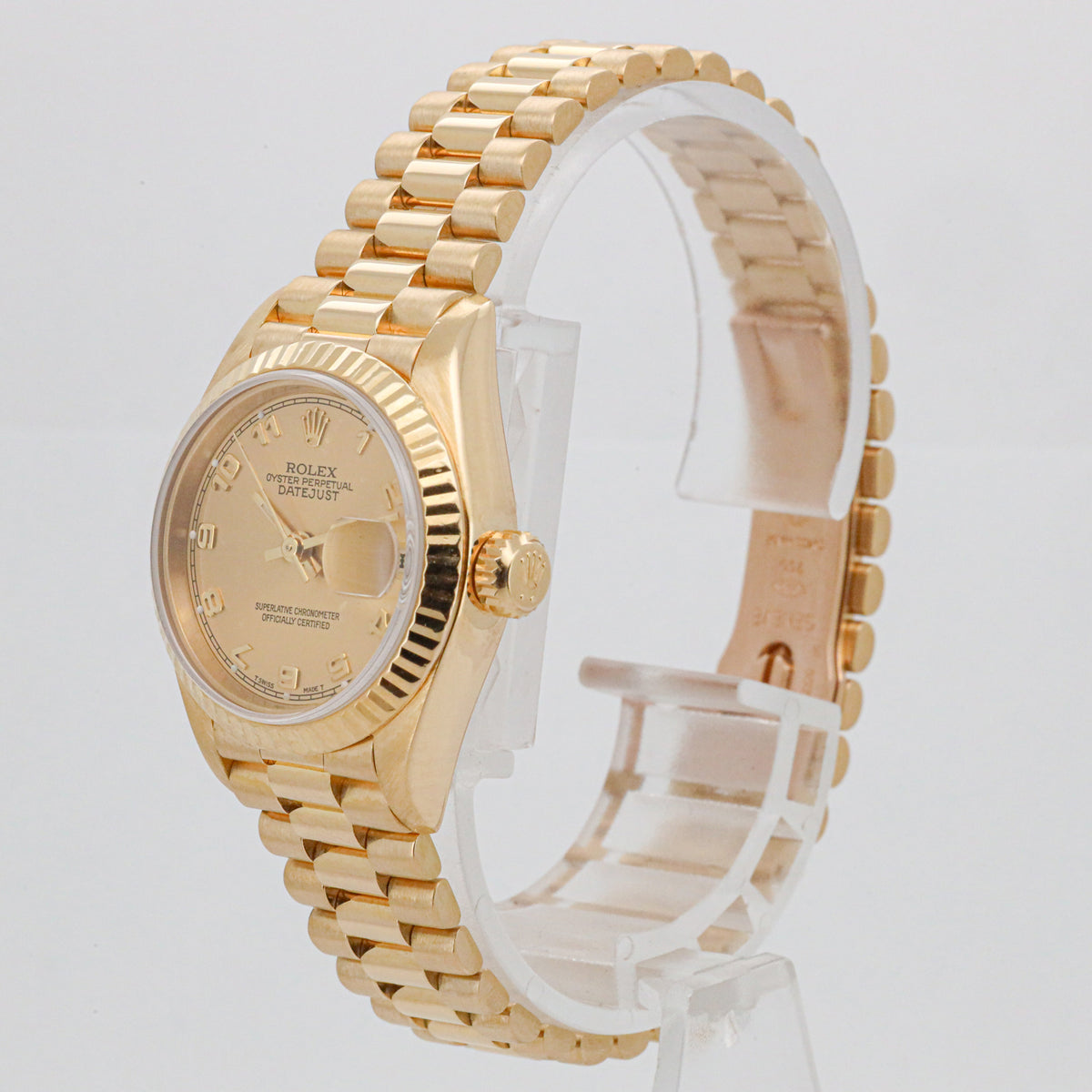 Rolex Lady Datejust 26mm 18kt Gelbgold 69178 Box & Papers 2000