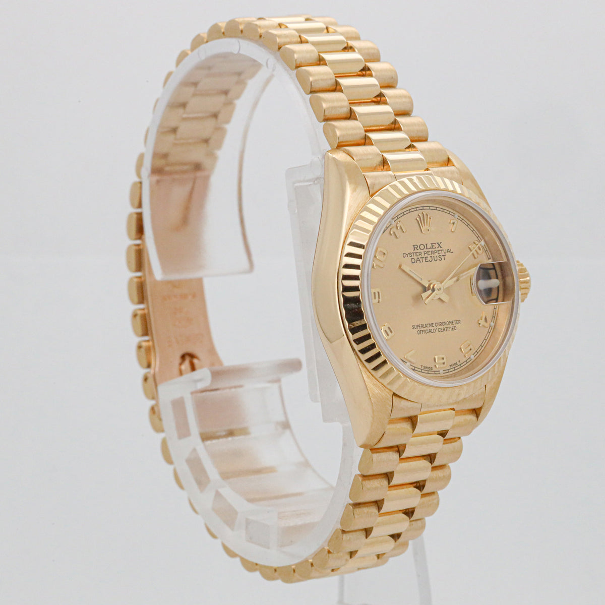 Rolex Lady Datejust 26mm 18kt Gelbgold 69178 Box & Papers 2000