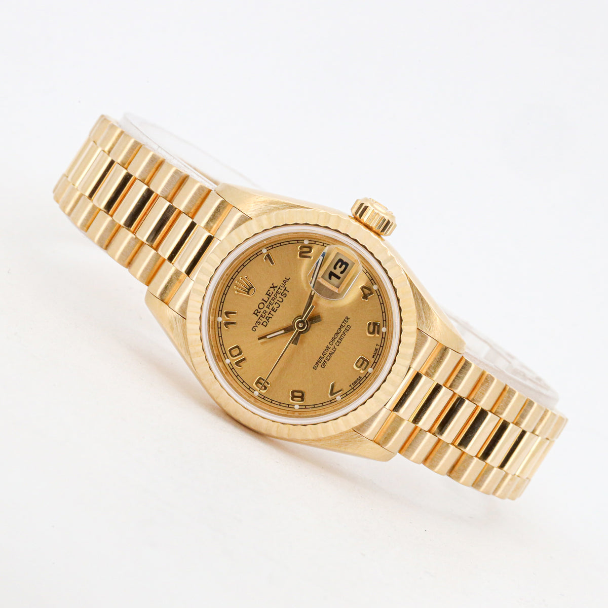 Rolex Lady Datejust 26mm 18kt Gelbgold 69178 Box & Papers 2000