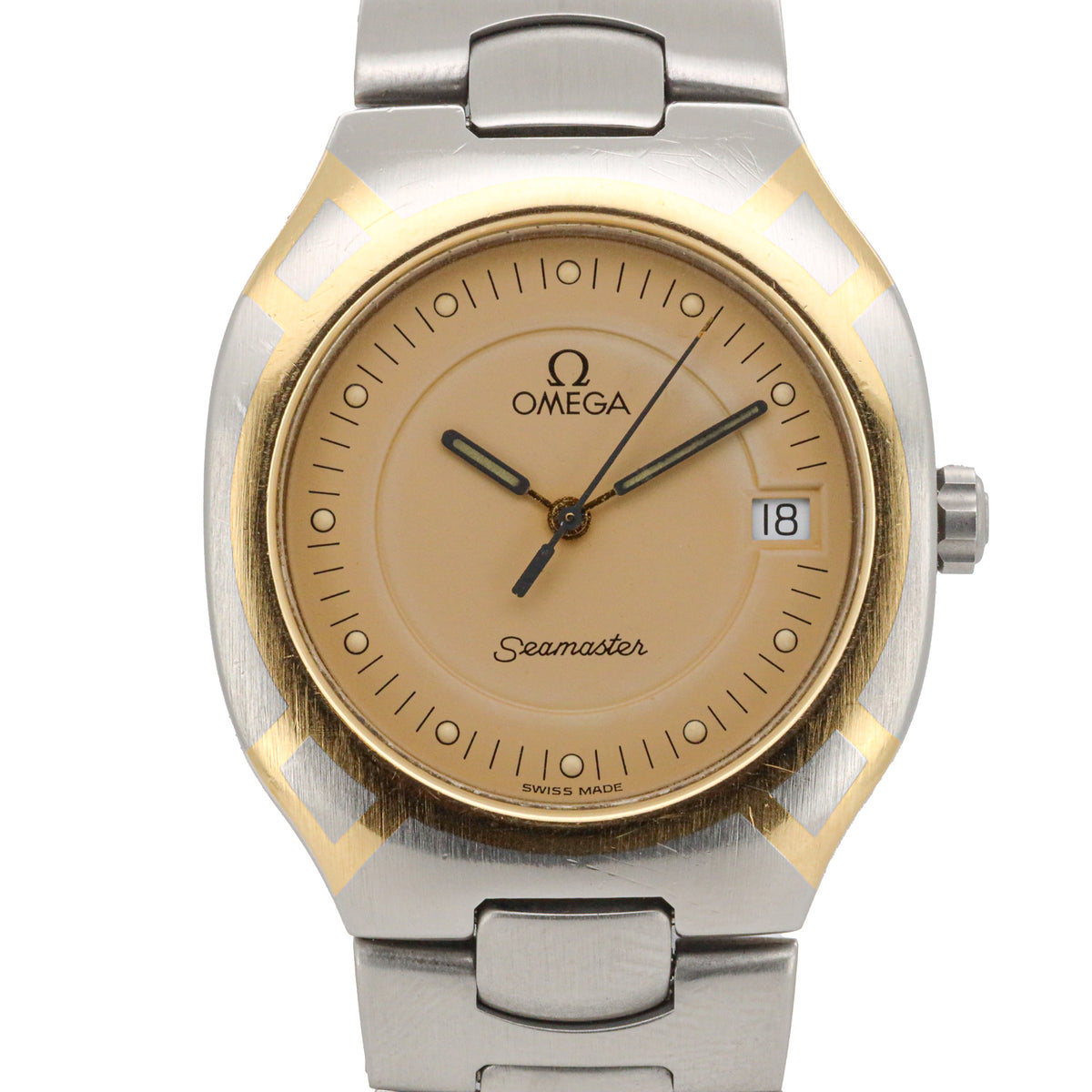 Omega Seamaster Polaris 32mm 396.1022 Edelstahl Gold