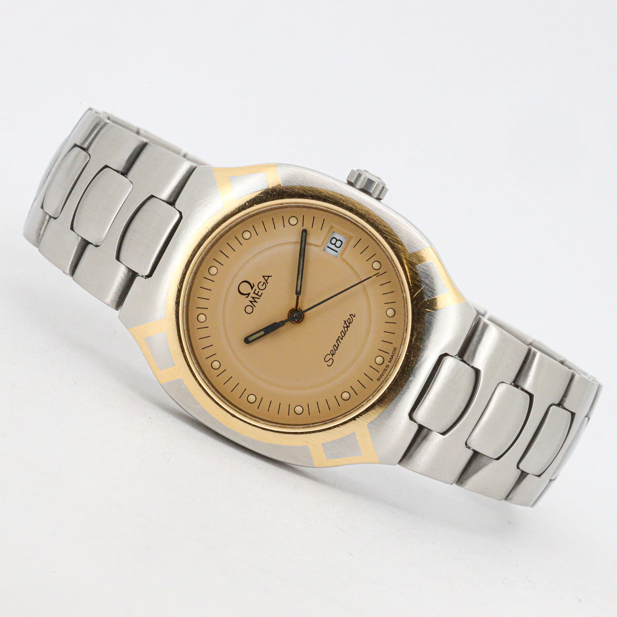 Omega Seamaster Polaris 32mm 396.1022 Edelstahl Gold