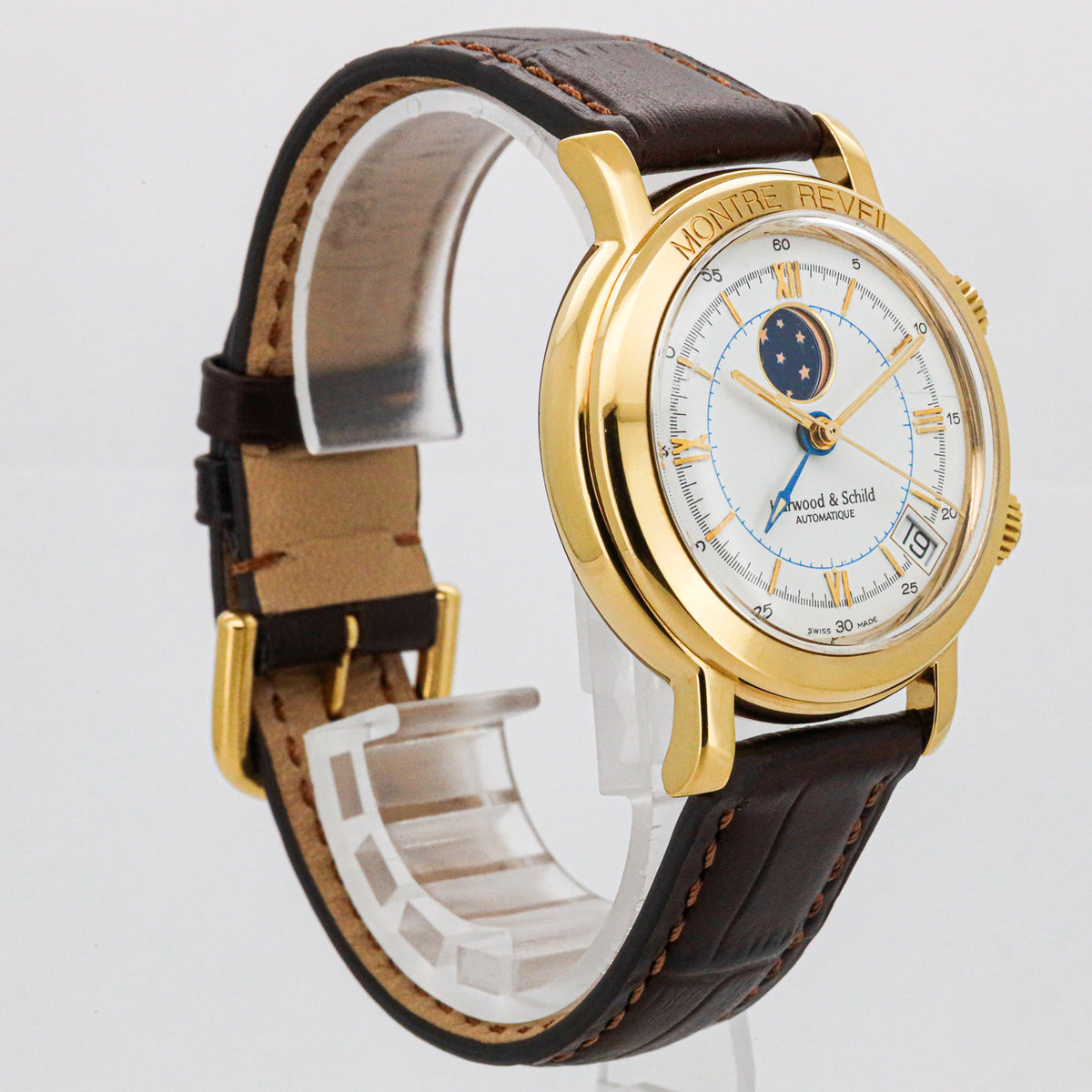 Harwood & Schild Montre Automatique Reveil Alarm Edition 106583 38mm