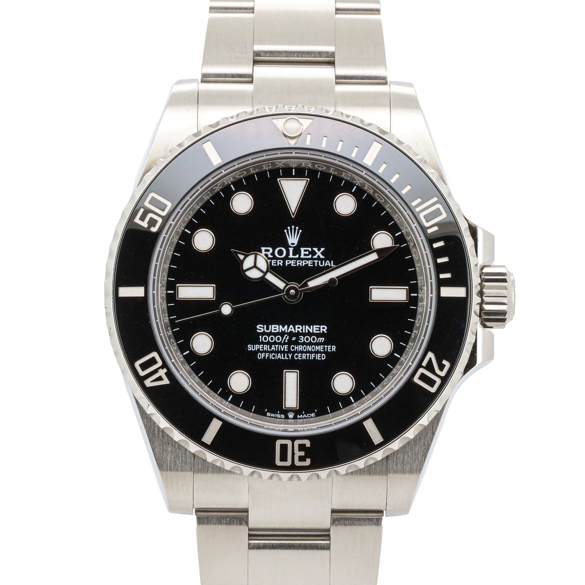 Rolex Submariner (No Date) 41mm 124060 Edelstahl B&P