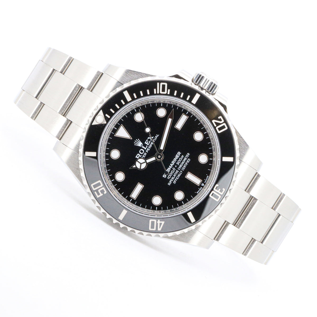 Rolex Submariner (No Date) 41mm 124060 Edelstahl B&P
