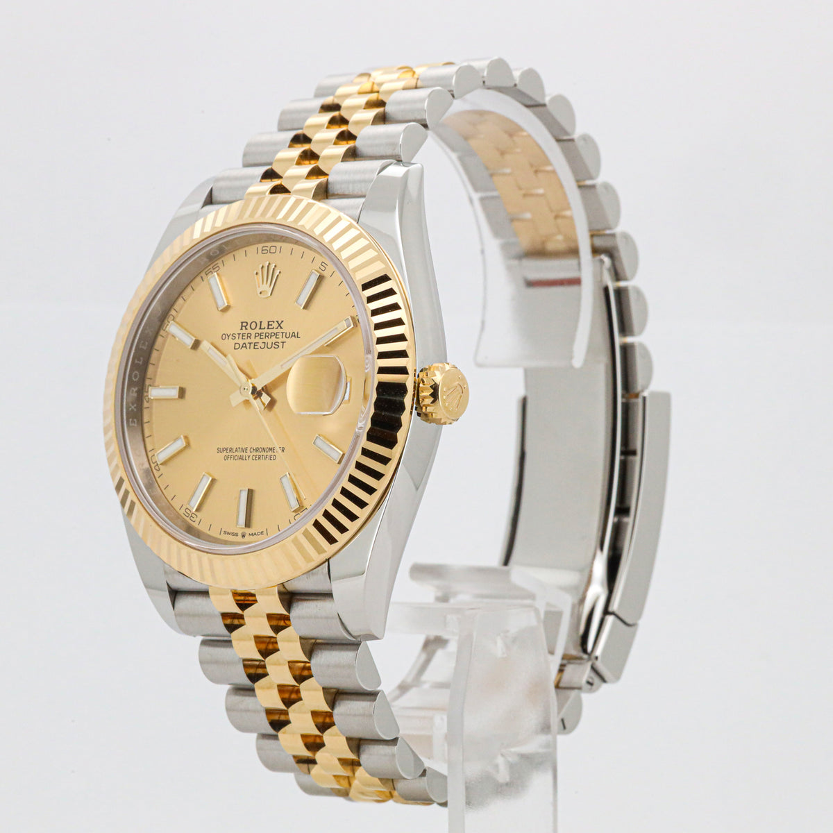 Rolex Datejust 41 Jubilee 126333 Stahl Gold Automatik B&P