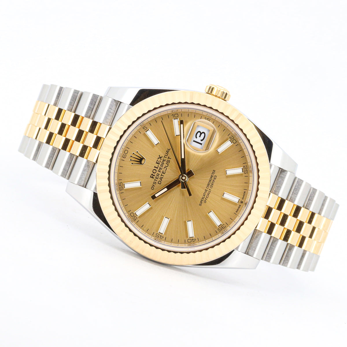 Rolex Datejust 41 Jubilee 126333 Stahl Gold Automatik B&P