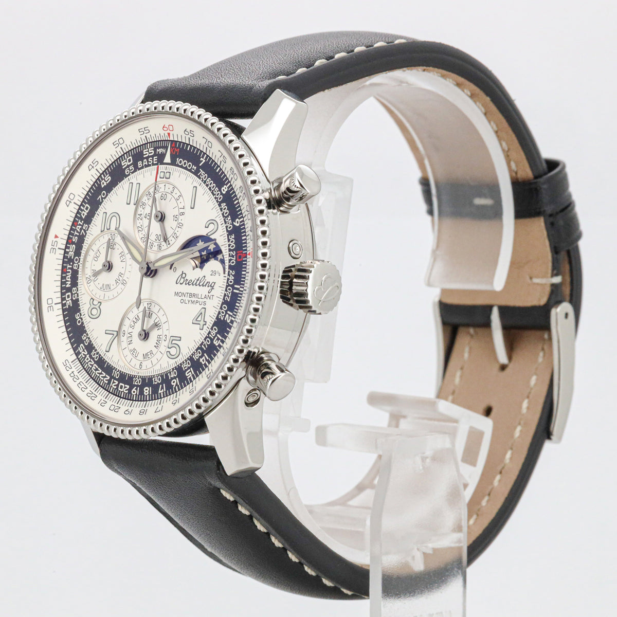 Breitling Montbrillant Olympus 42mm A19350 Chronograph Edelstahl