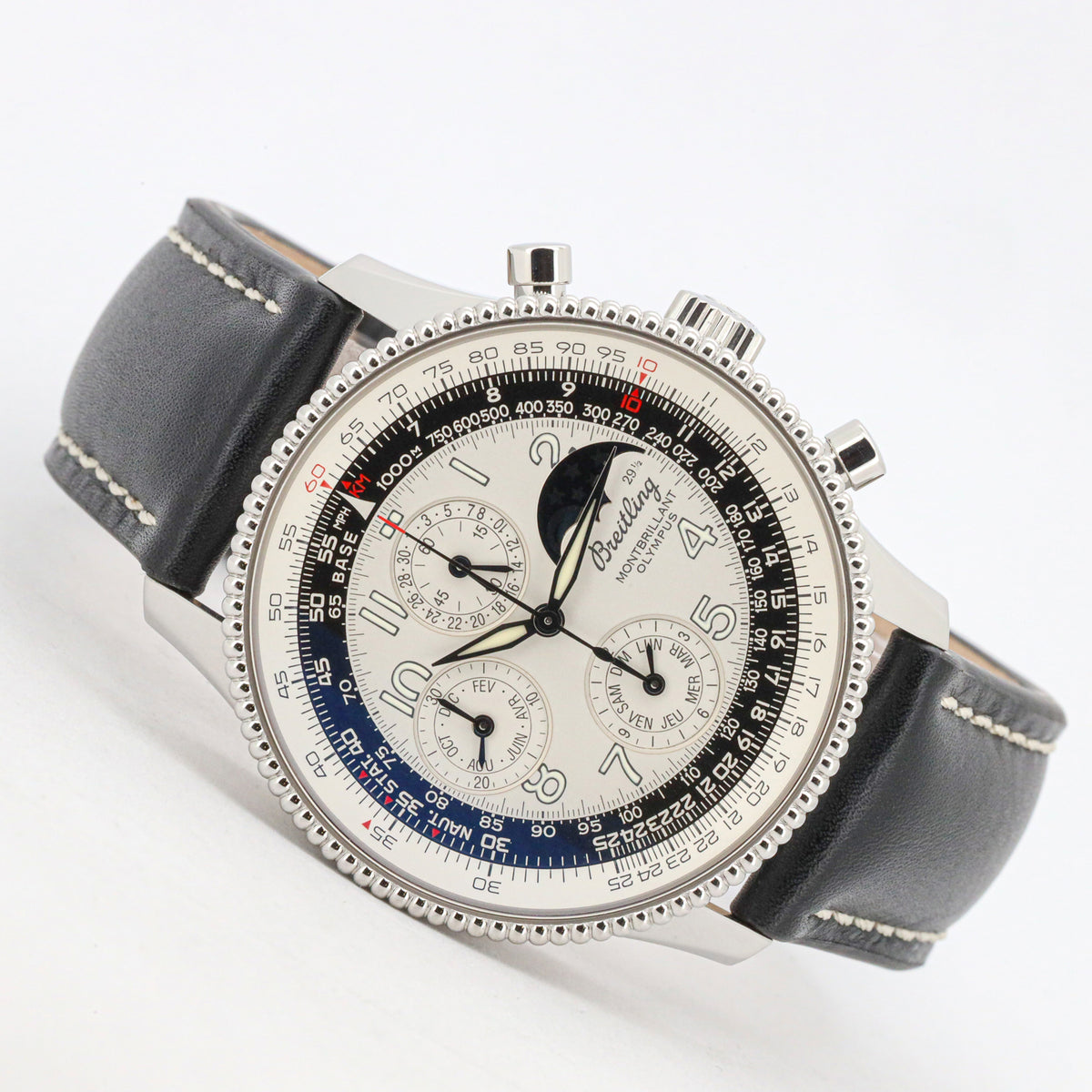 Breitling Montbrillant Olympus 42mm A19350 Chronograph Edelstahl