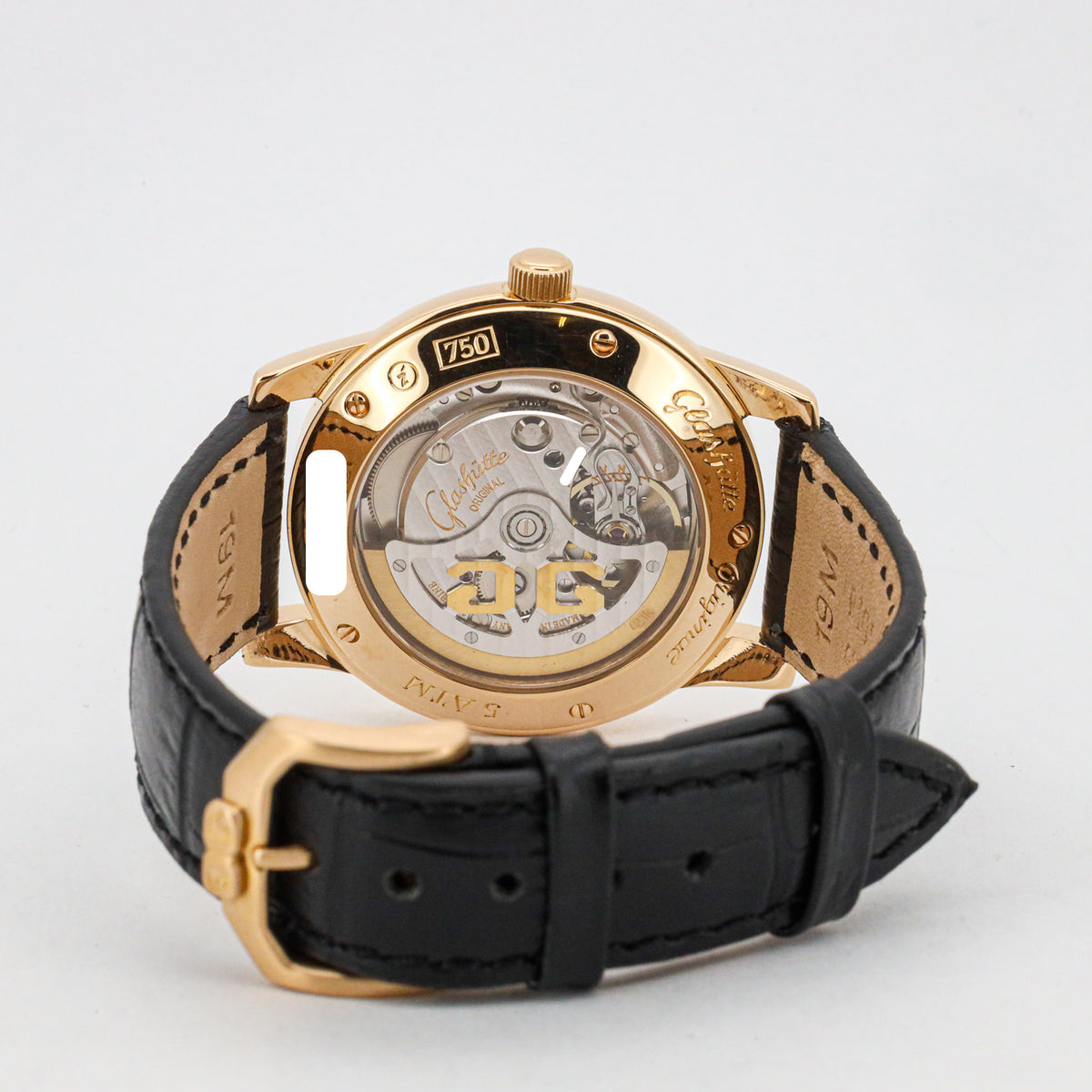 Glashütte Original Senator 38mm 3911040204 750 Rosegold Silver Dial