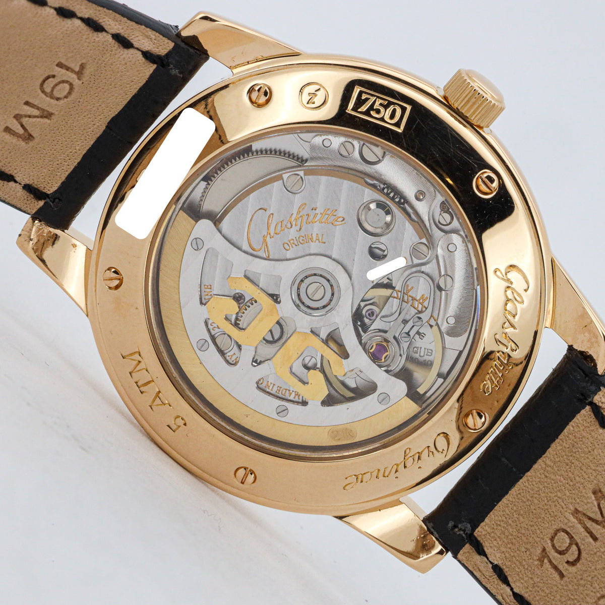 Glashütte Original Senator 38mm 3911040204 750 Rosegold Silver Dial