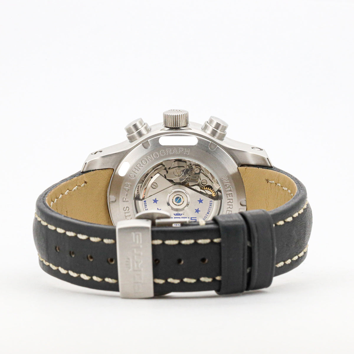Fortis F-43 Chronograph 701.10.81 Limited Edition 43mm 100 Jahre Edelstahl