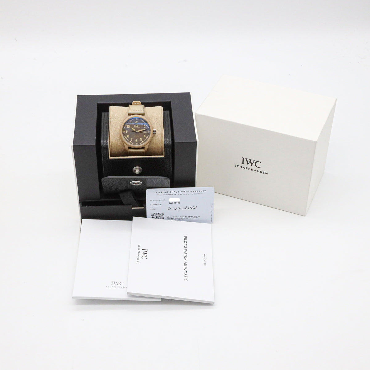 IWC Pilot Top Gun Mojave 41mm IW328106 Pilots Watch Automatik B&P