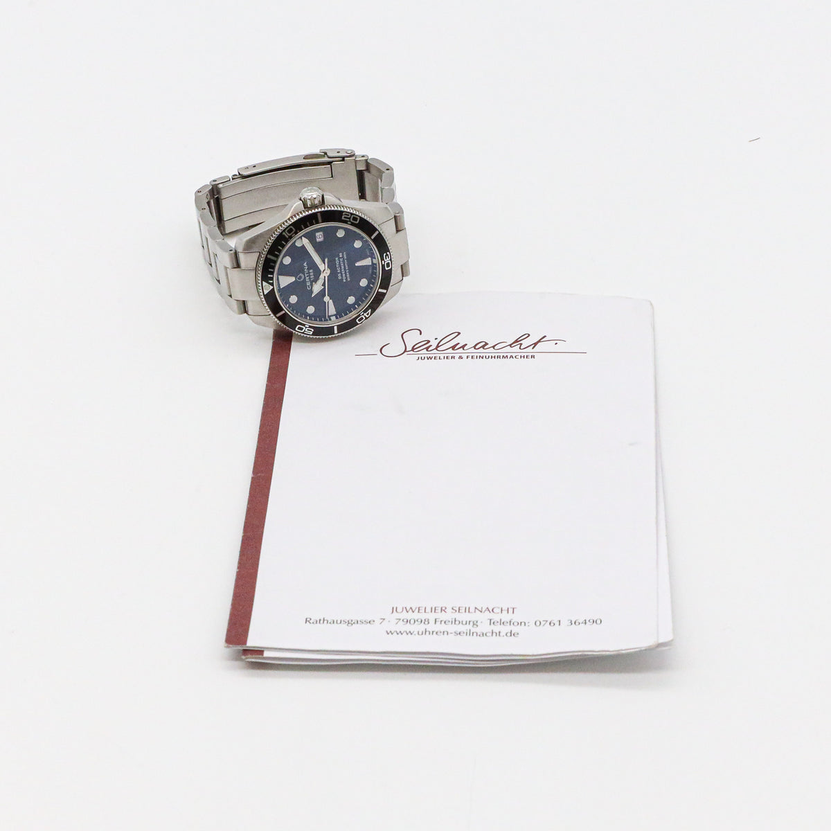 Certina DS Action Diver Powermatic 80 38mm C032.807.11.051.00 Erstkaufrechnung