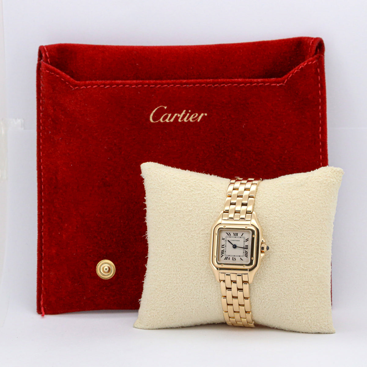 Cartier Panthere Ladies 22mm 1070 750 Gelbgold inkl. Service Etui