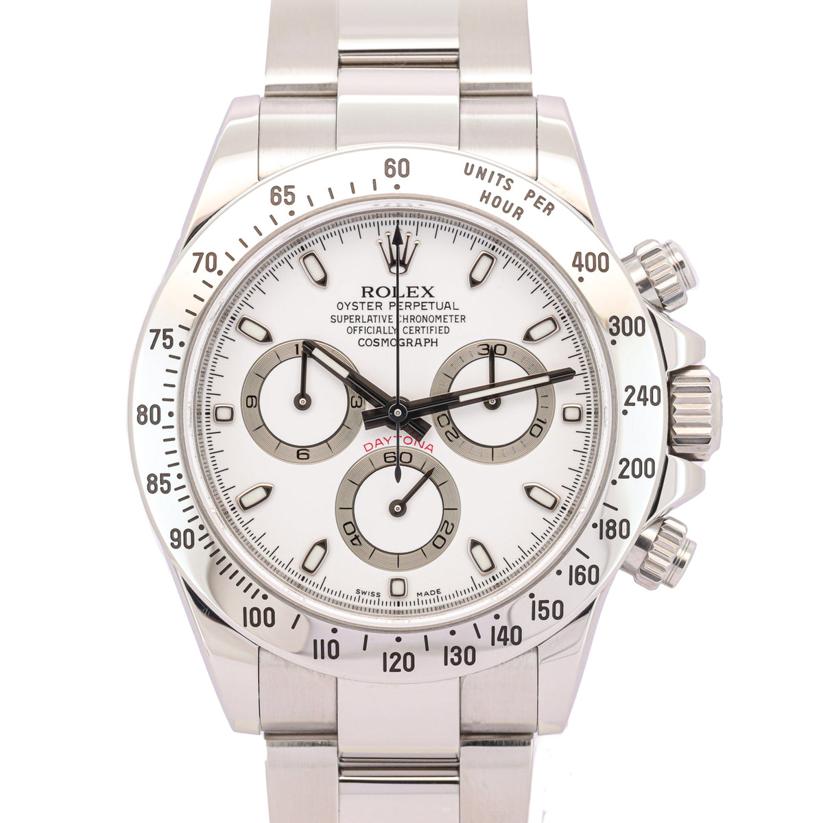 Rolex Daytona 116520 White Dial Full Set
