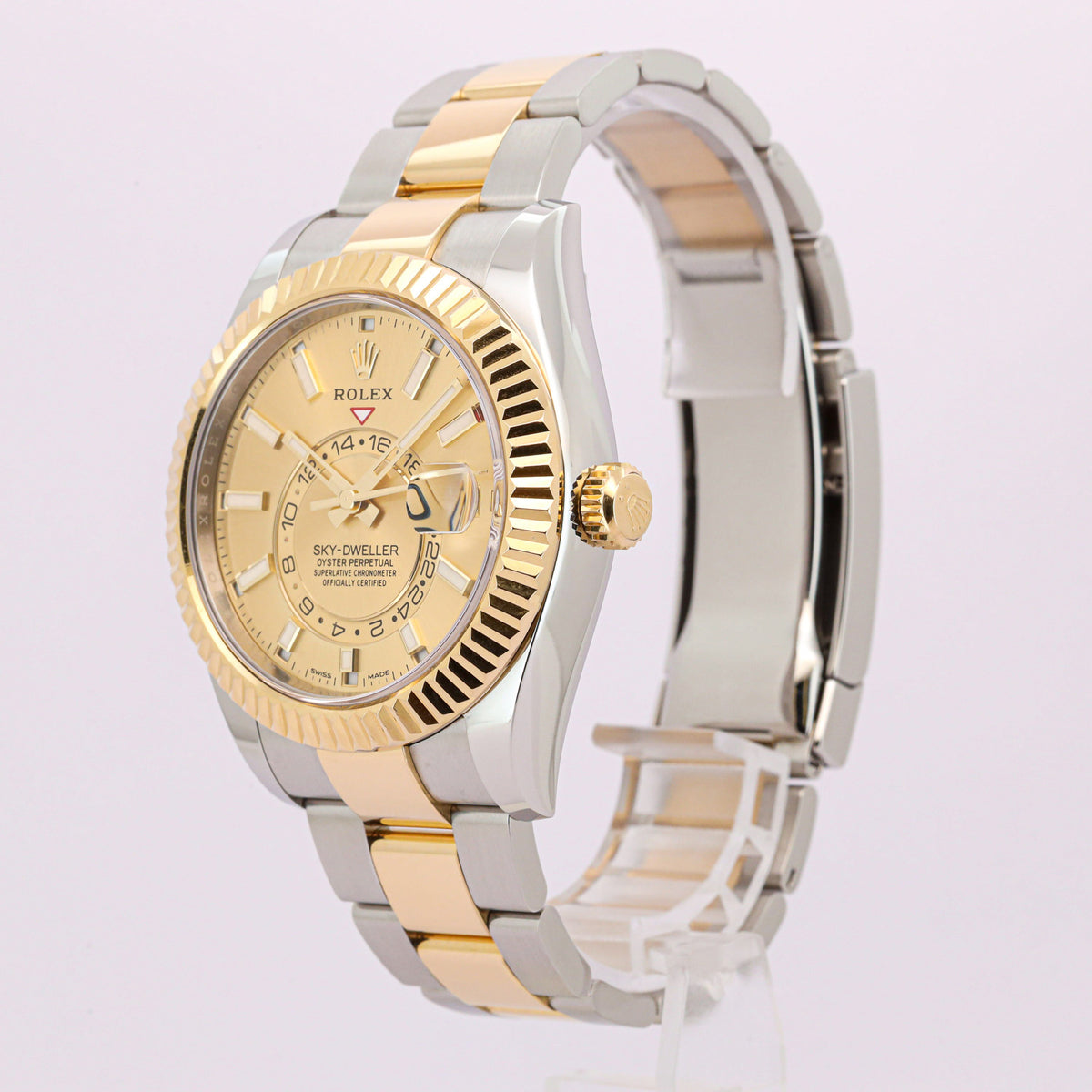 Rolex Sky-Dweller 326933 Bicolor Gold Dial Oyster