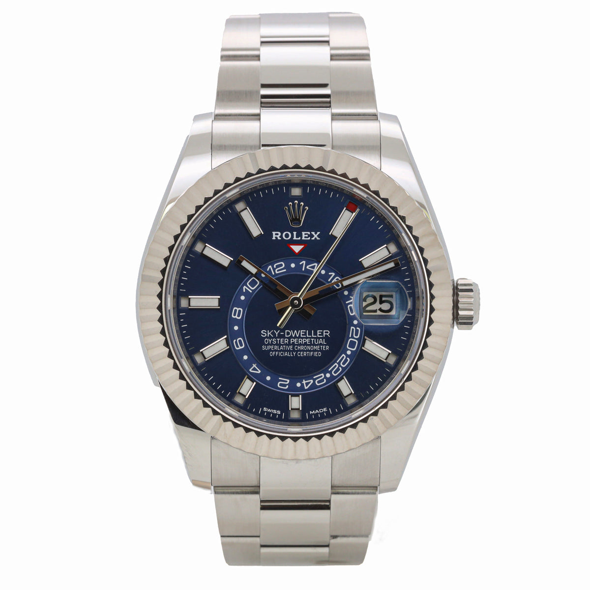 Rolex Sky-Dweller Oyster Blue Dial 326934 42mm Edelstahl