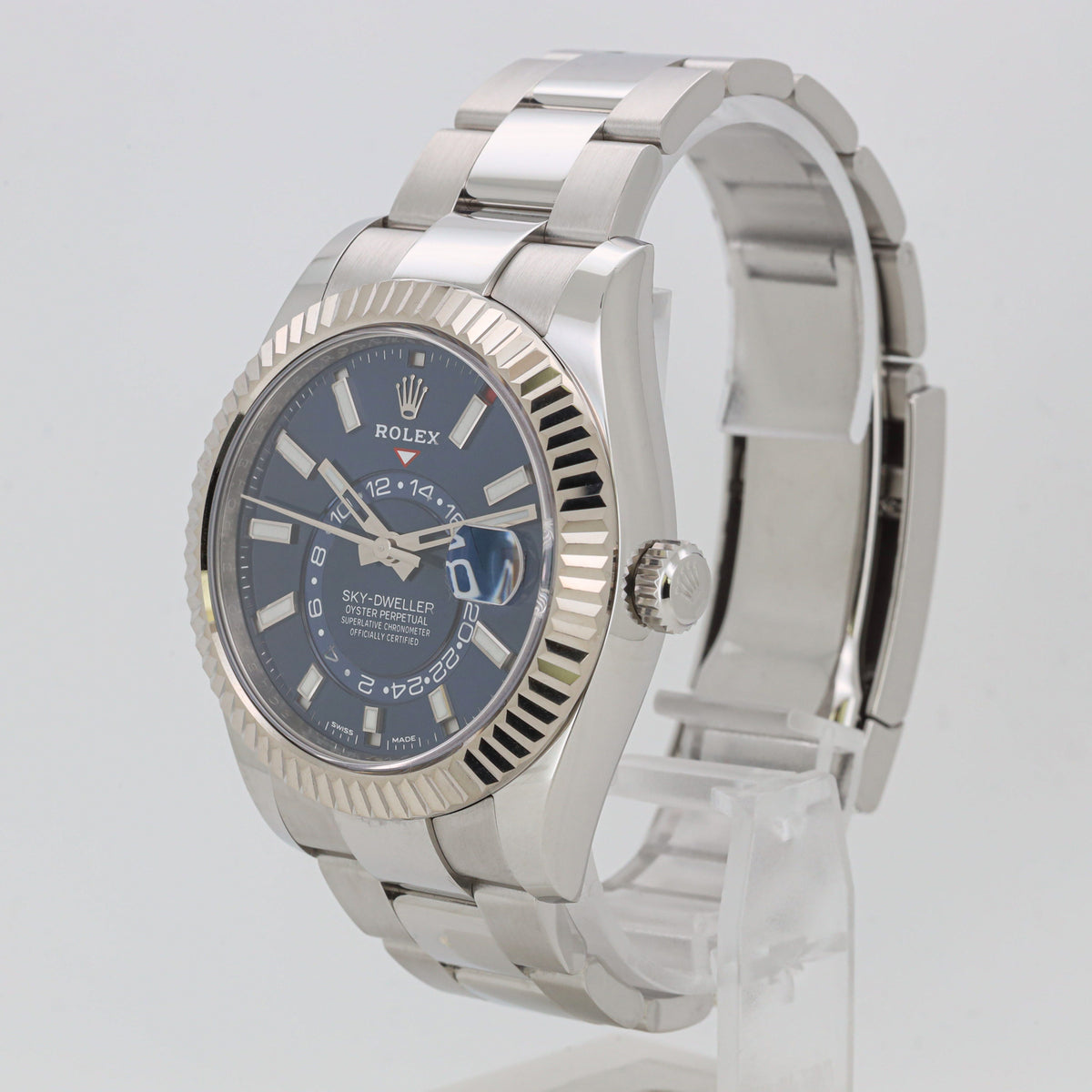 Rolex Sky-Dweller Oyster Blue Dial 326934 42mm Edelstahl