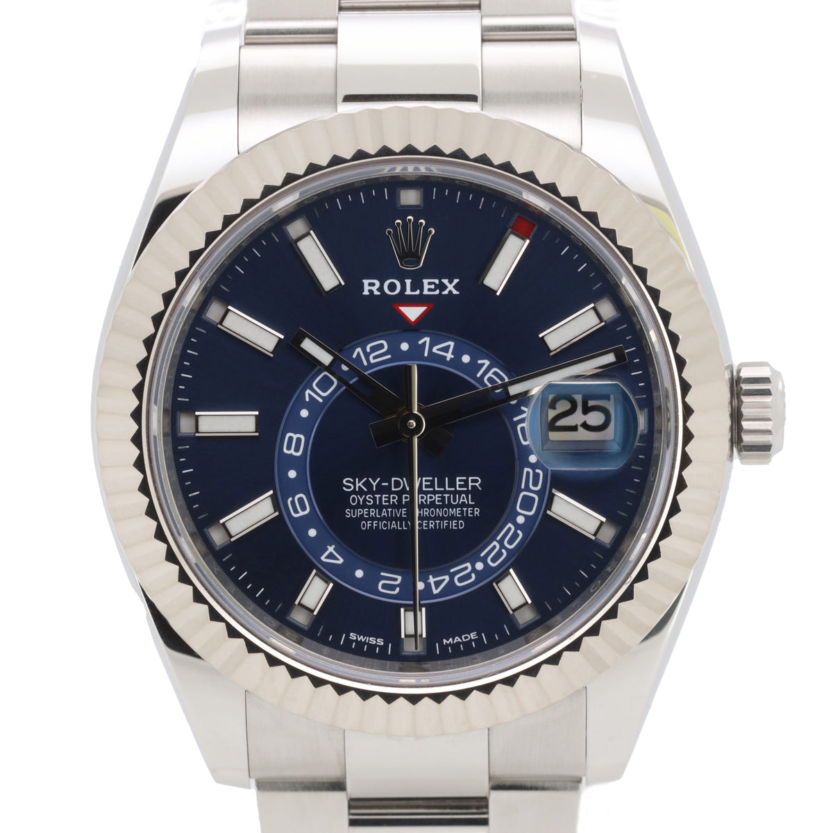 Rolex Sky-Dweller Oyster Blue Dial 326934 42mm Edelstahl