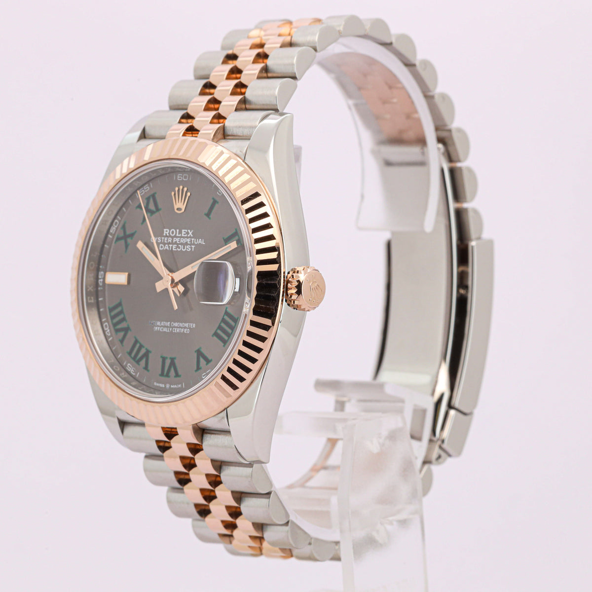 Rolex Datejust 41 126331 Wimbledon Stahl/Rosegold Jubilee Full Set