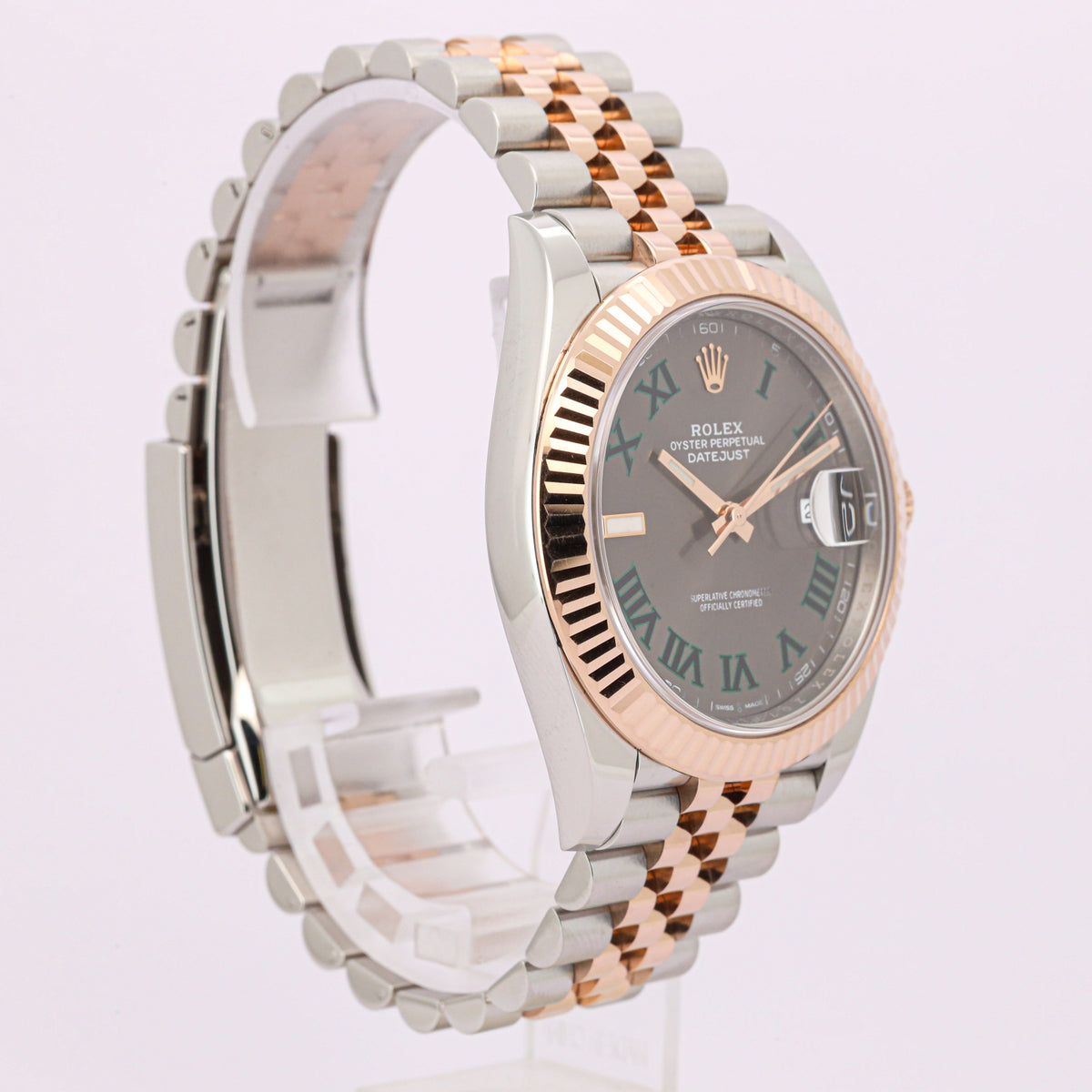 Rolex Datejust 41 126331 Wimbledon Stahl/Rosegold Jubilee Full Set