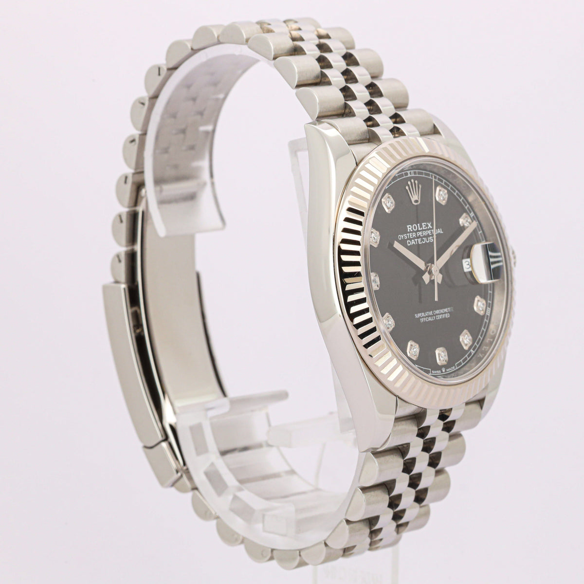 Rolex Datejust 41 126334 Black Diamond Dial Jubilee