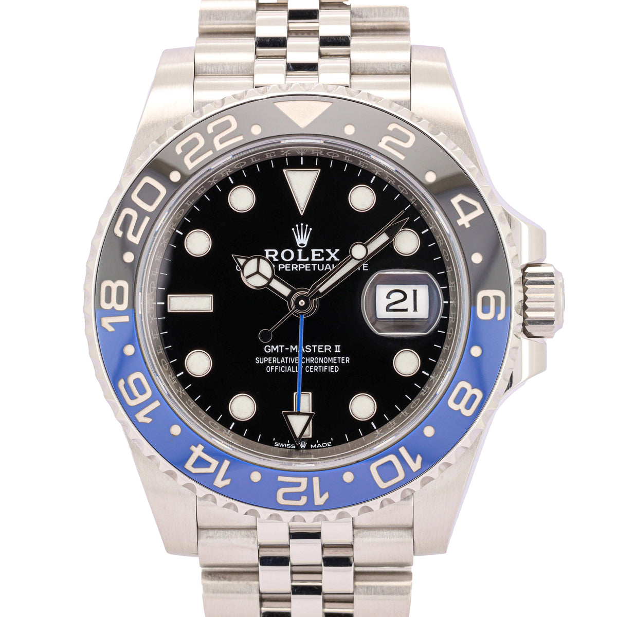 Rolex GMT-Master II 126710BLNR Batgirl Full Set