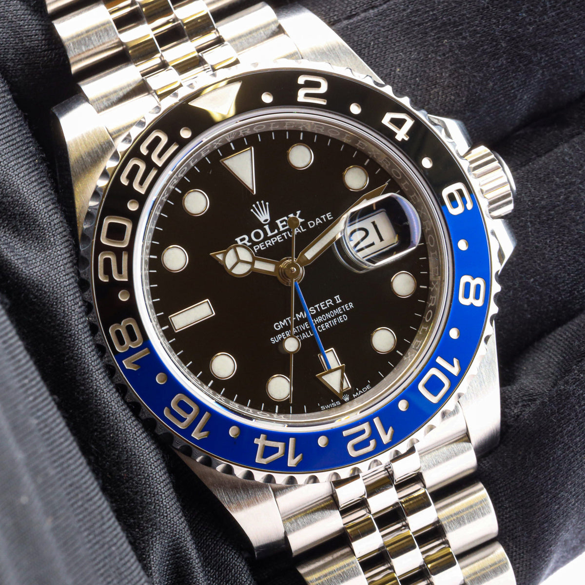 Rolex GMT-Master II 126710BLNR Batgirl Full Set