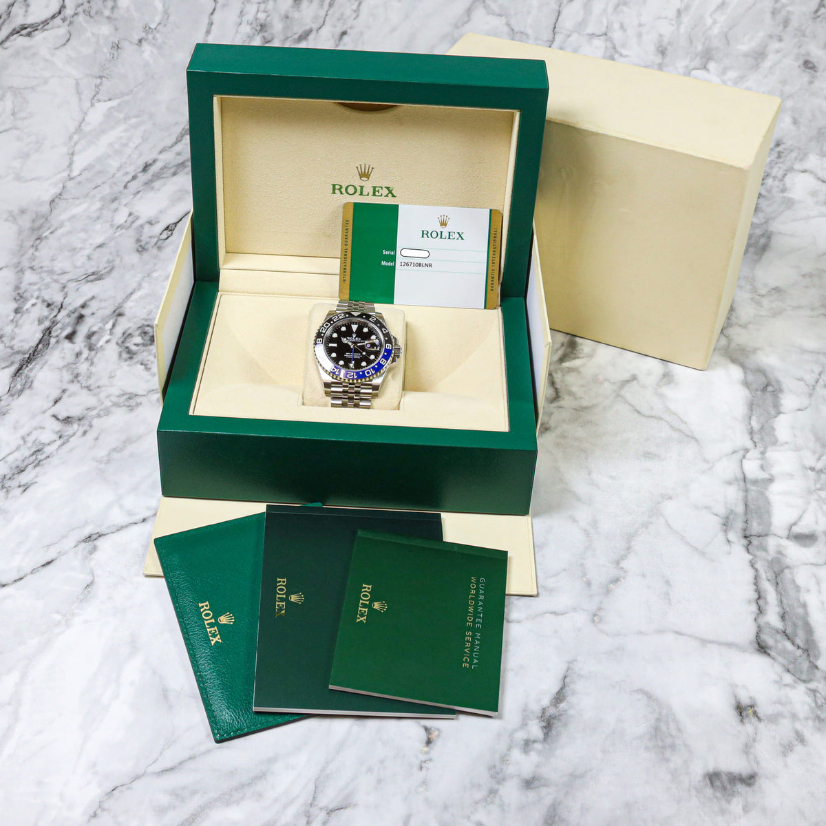 Rolex GMT-Master II 126710BLNR Batgirl Full Set