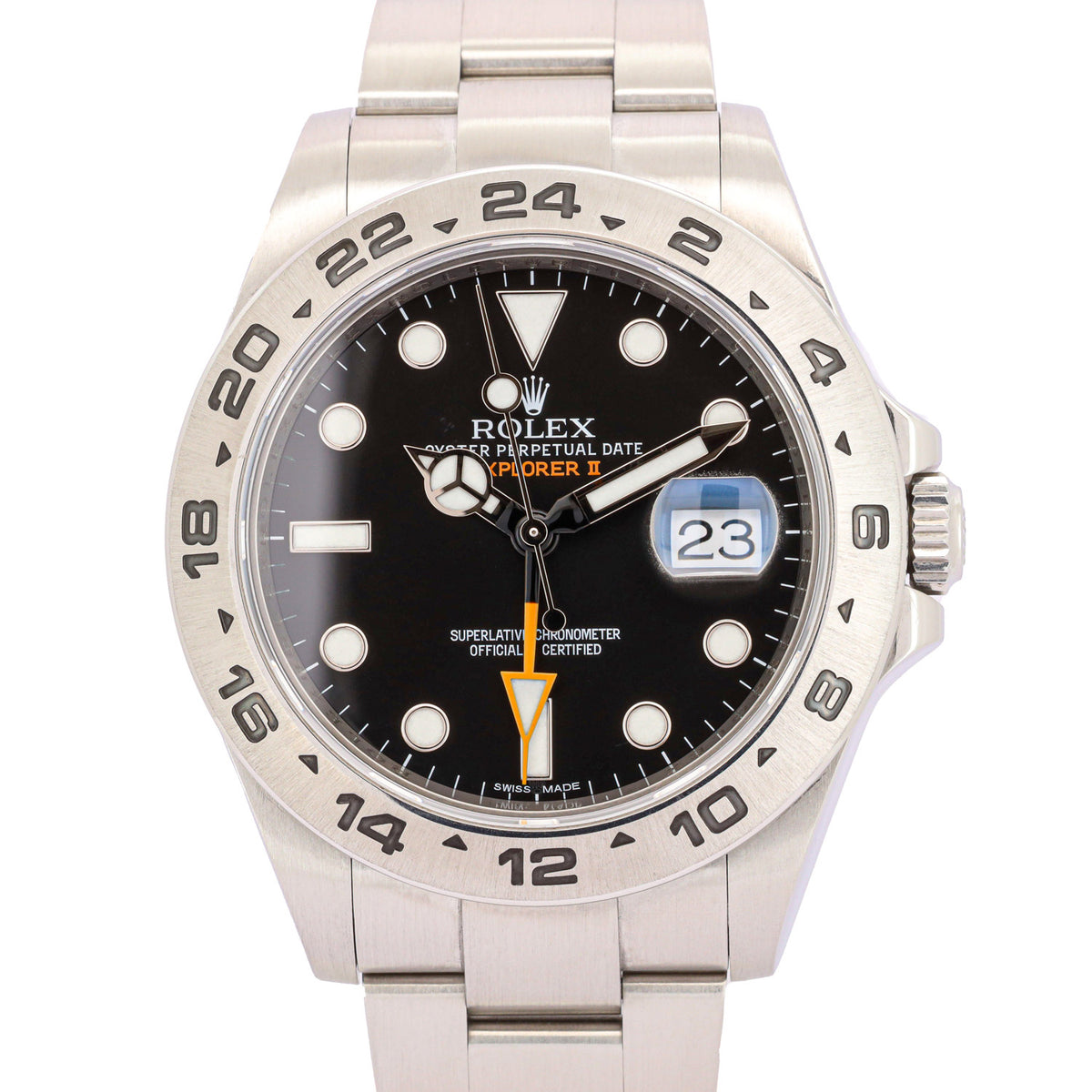 Rolex Explorer II 42 216570 Black Dial Edelstahl