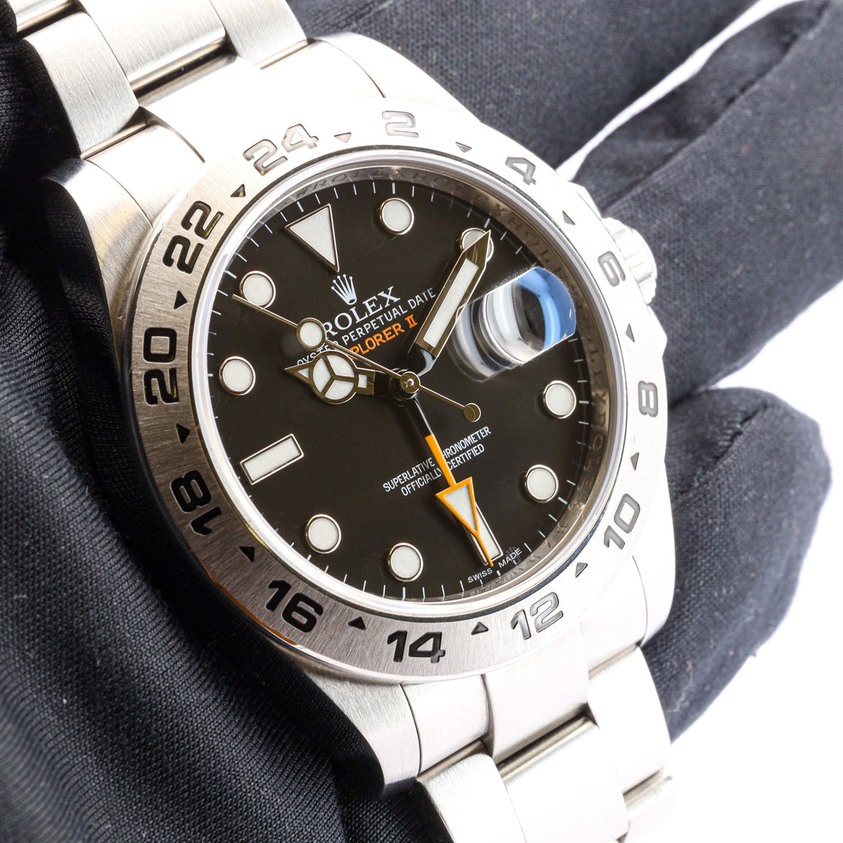 Rolex Explorer II 42 216570 Black Dial Edelstahl