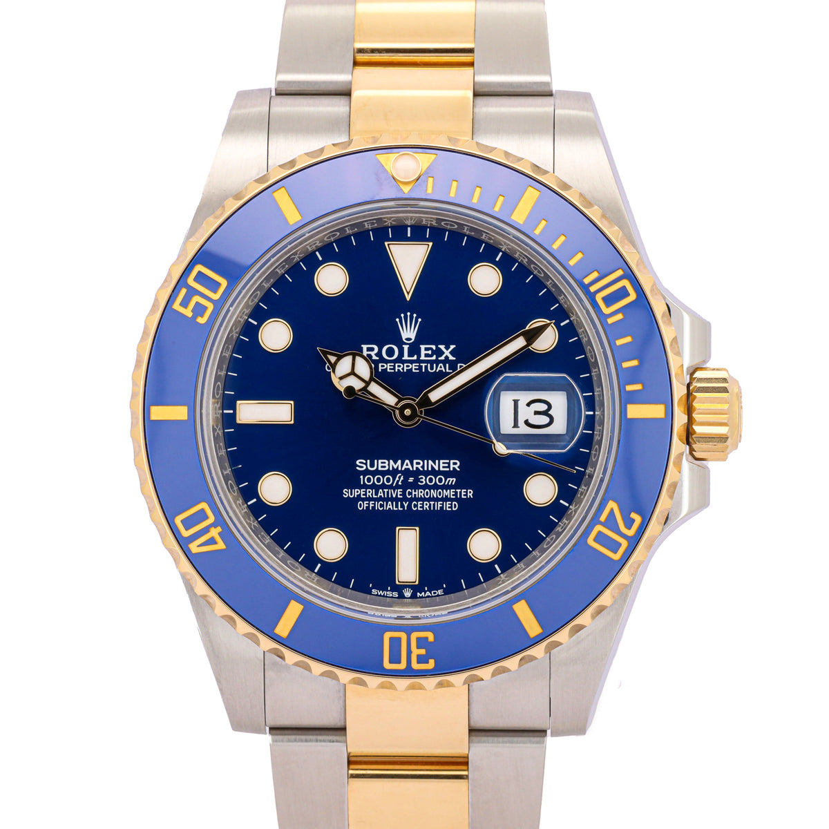 Rolex Submariner Date 41 126613 Bluesy Stahl/Gold