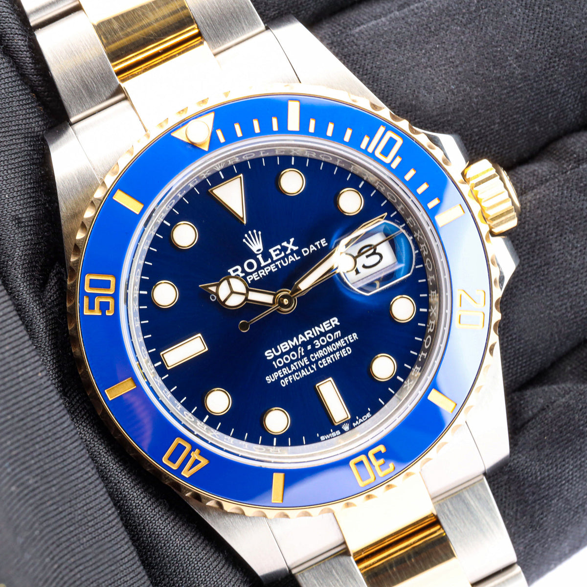 Rolex Submariner Date 41 126613 Bluesy Stahl/Gold