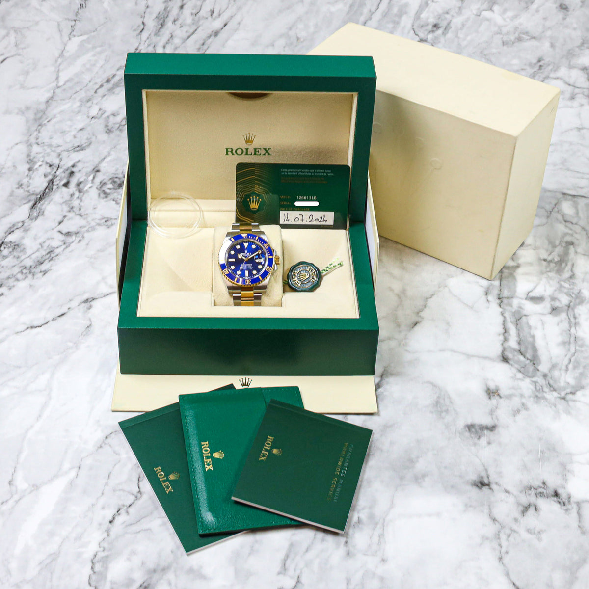 Rolex Submariner Date 41 126613 Bluesy Stahl/Gold