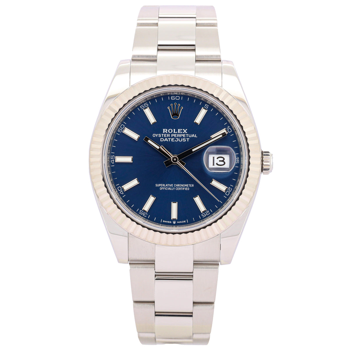 Rolex Datejust 41 126334 Blue Dial Weißgold
