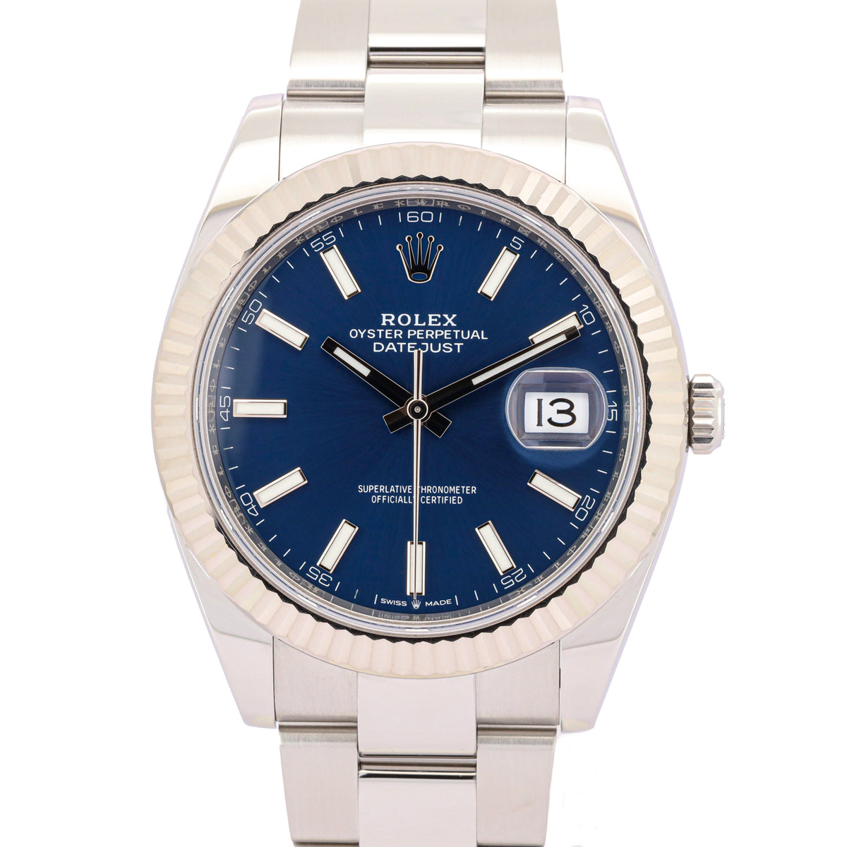 Rolex Datejust 41 126334 Blue Dial Weißgold
