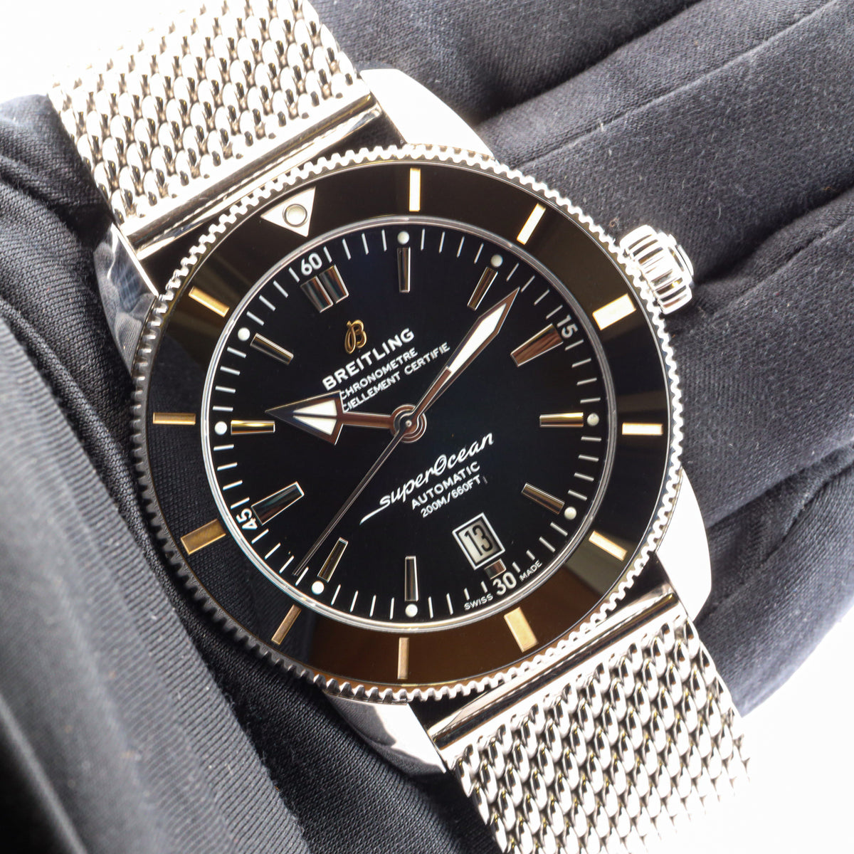 Breitling Superocean Heritage II 46 AB2020 Edelstahl Full Set Garantie