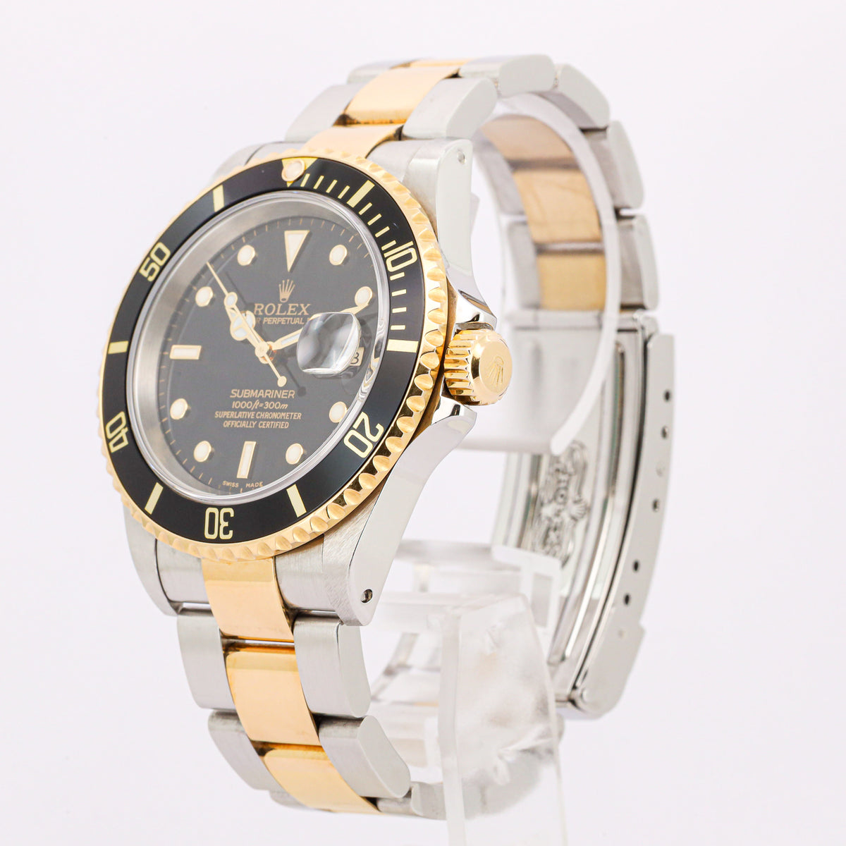 Rolex Submariner Date 40 16613 Stahl/Gold  Full Set Good Condition